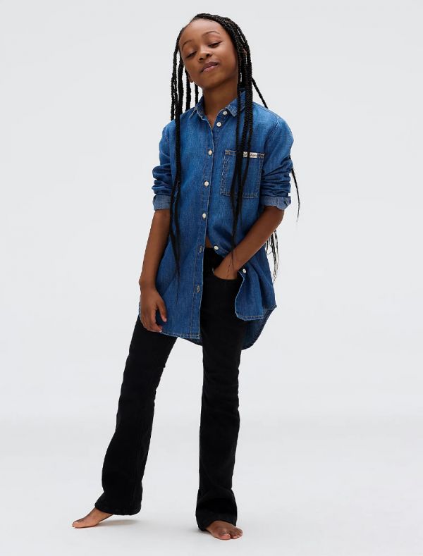Pantalone jeans Calvin Klein - black denim