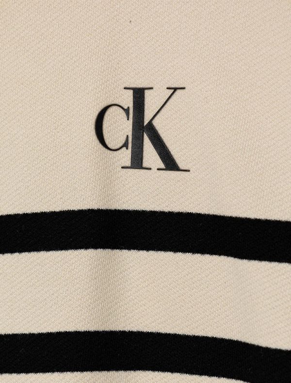 Maglia in felpa Calvin Klein - bianco avorio