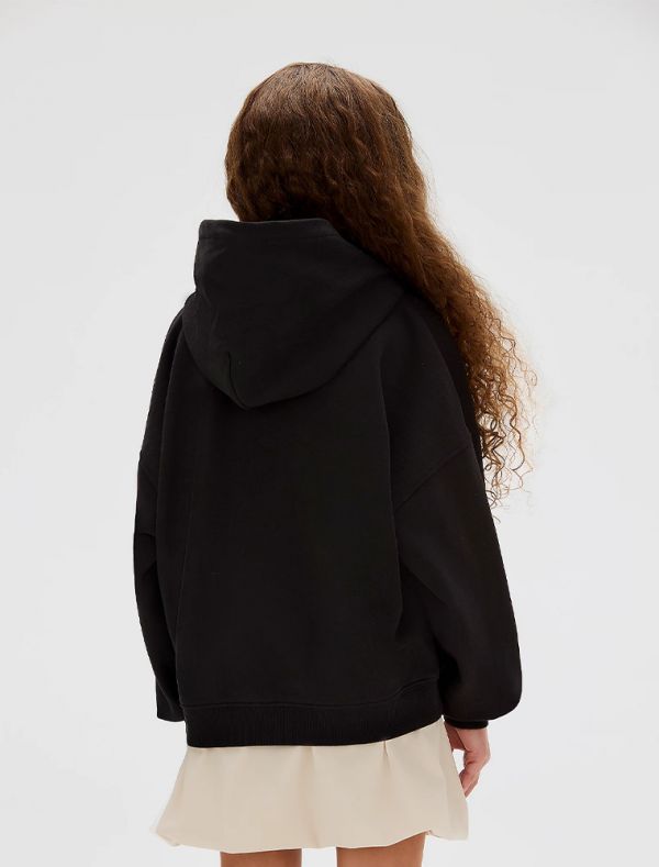 Maglia in felpa Calvin Klein - black