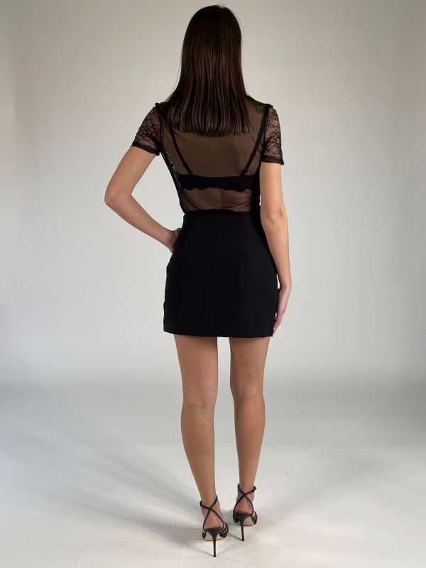 Maglia manica corta San Babila - nero