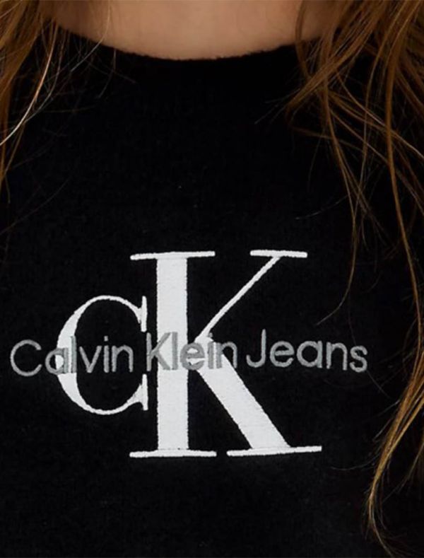 Pullover manica lunga Calvin Klein - black