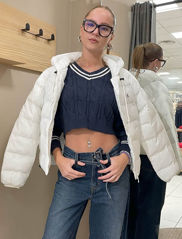 Giubbino Calvin Klein - bianco
