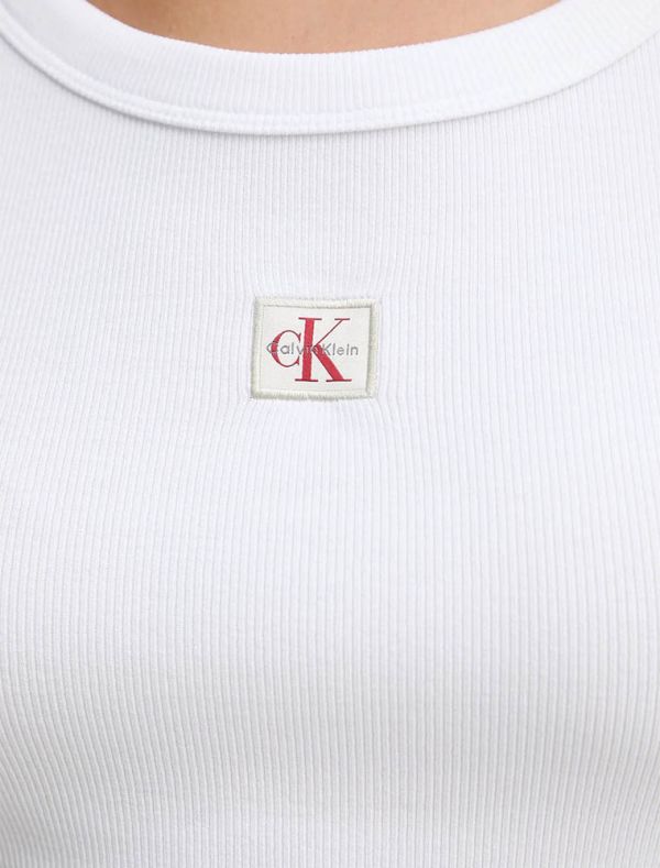 T-shirt manica corta Calvin Klein - bianco