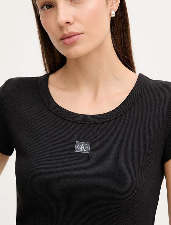 T-shirt manica corta Calvin Klein - nero