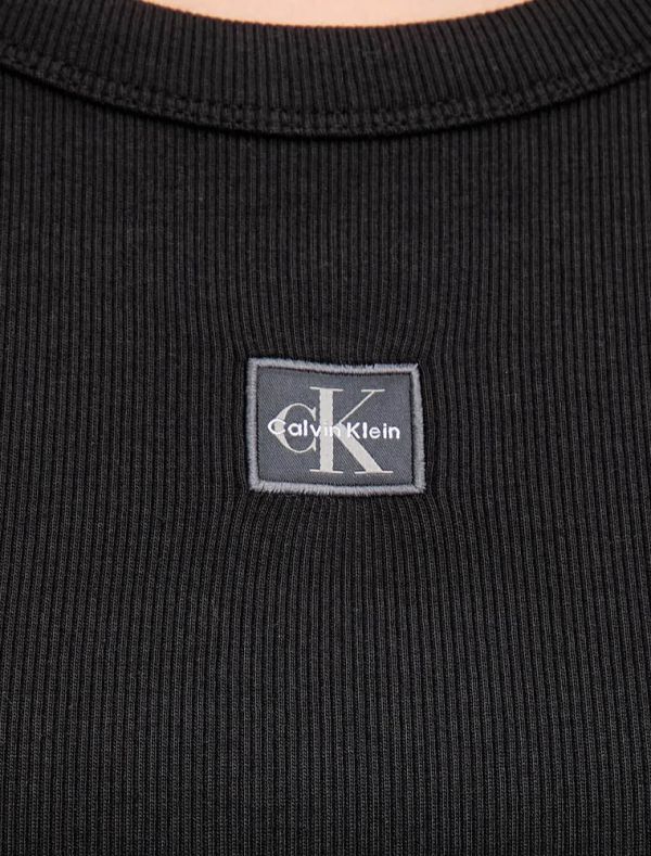 T-shirt manica corta Calvin Klein - nero