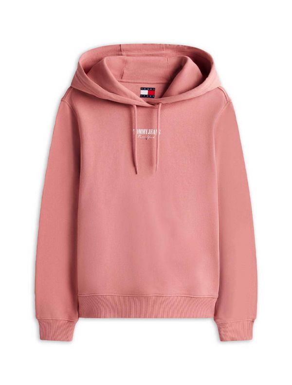 Maglia in felpa cappuccio Tommy Jeans - salmone