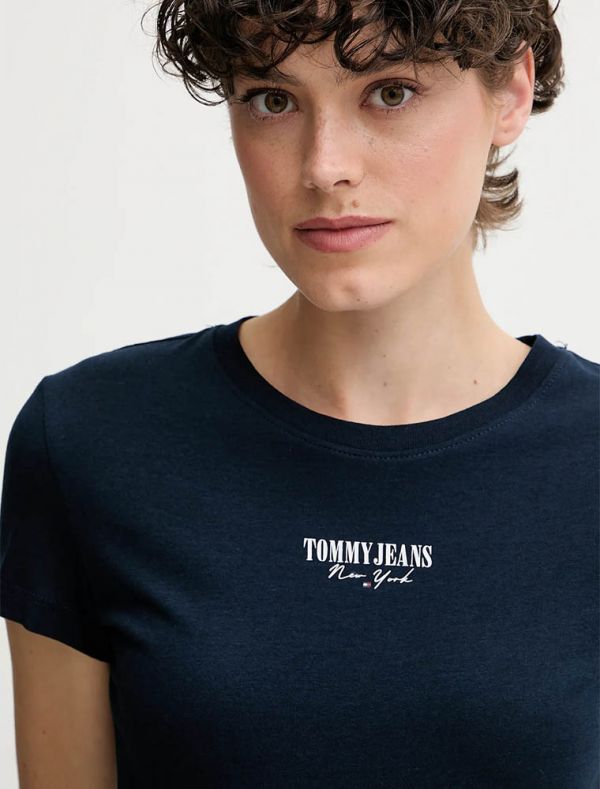 T-shirt manica corta Tommy Jeans - blu notte