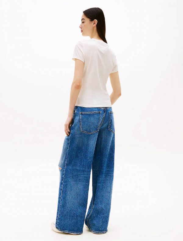 T-shirt manica corta Tommy Jeans - bianco