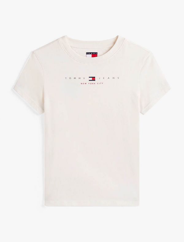 T-shirt manica corta Tommy Jeans - bianco