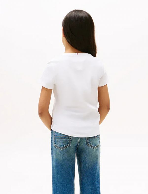 T-shirt manica corta Tommy Hilfiger - white