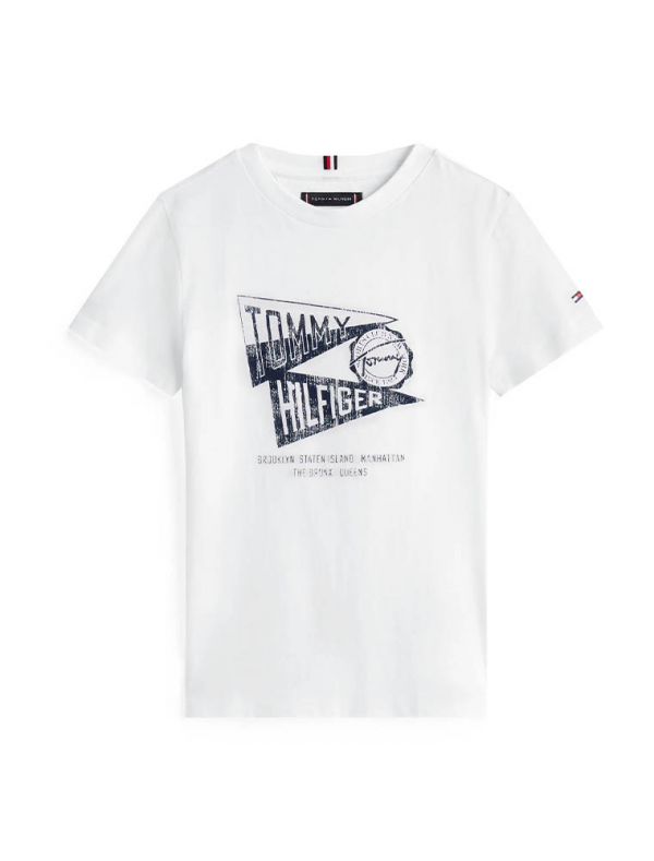 T-shirt manica corta Tommy Hilfiger - white
