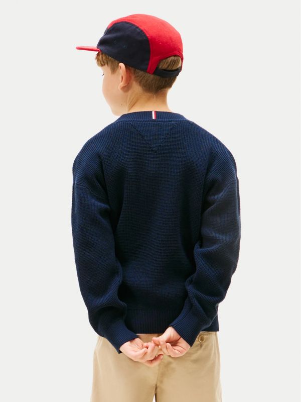 Pullover manica lunga Tommy Hilfiger - navy
