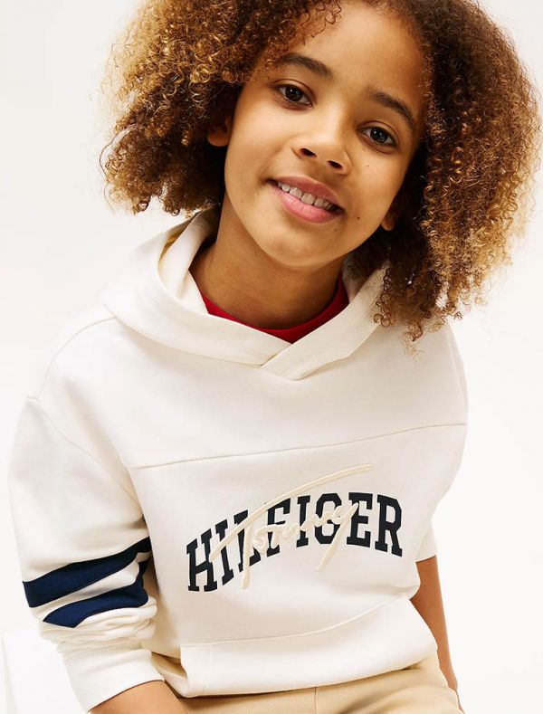 Maglia in felpa Tommy Hilfiger - avorio
