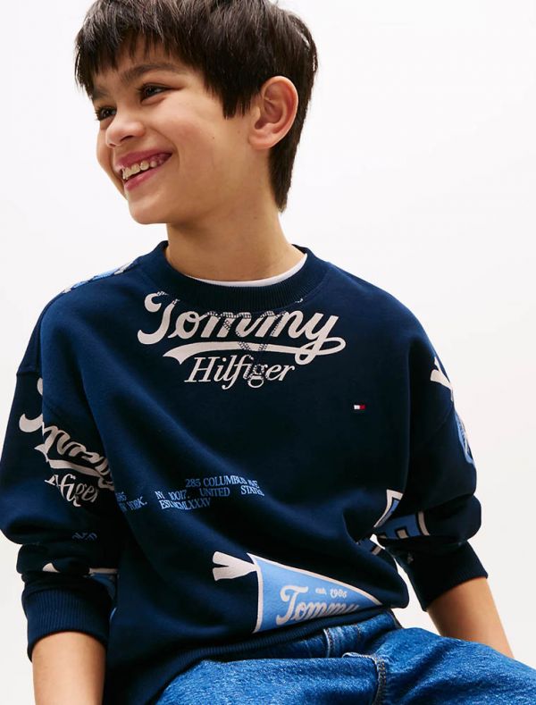 Maglia in felpa Tommy Hilfiger - navy
