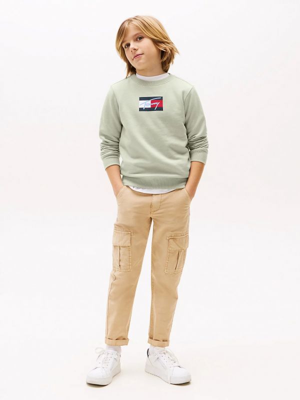 Maglia in felpa Tommy Hilfiger - verdino
