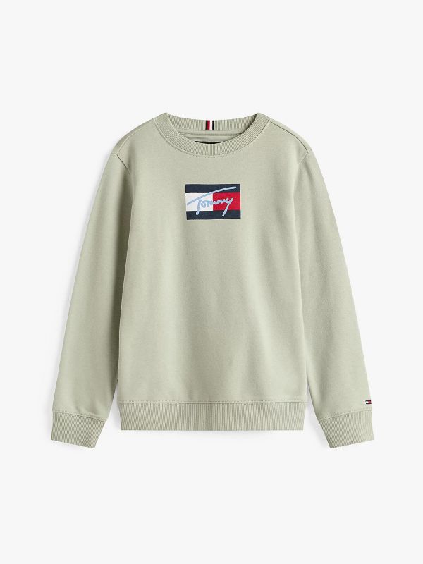 Maglia in felpa Tommy Hilfiger - verdino