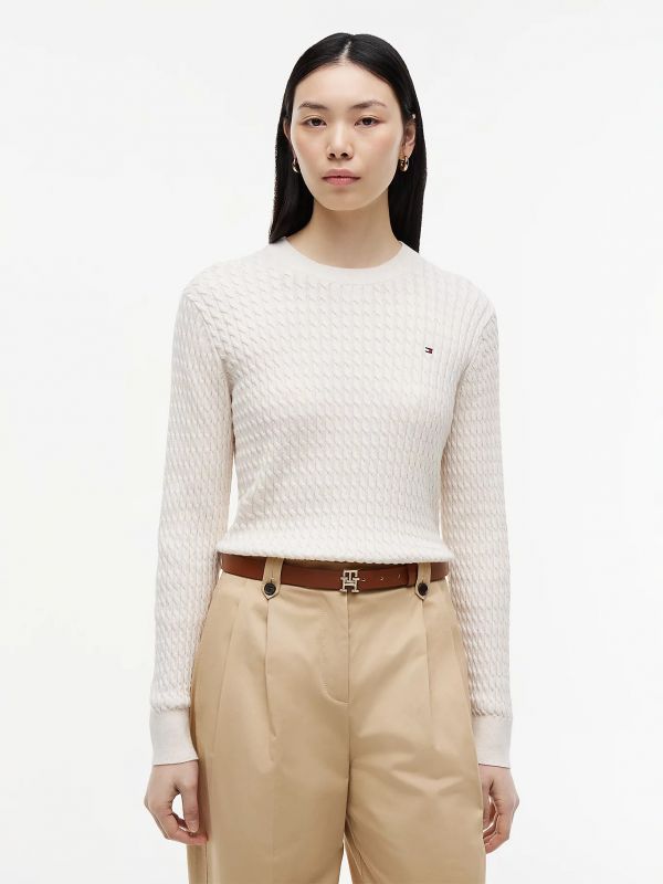 Maglia manica lunga Tommy Hilfiger - avorio