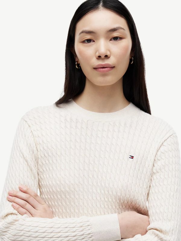 Maglia manica lunga Tommy Hilfiger - avorio