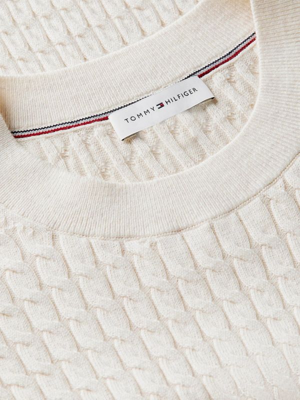 Maglia manica lunga Tommy Hilfiger - avorio