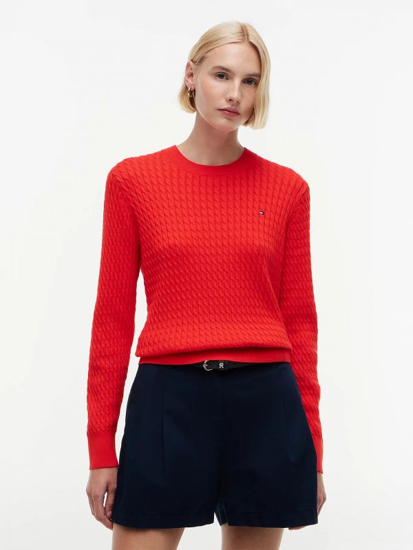 Maglia manica lunga Tommy Hilfiger - rosso