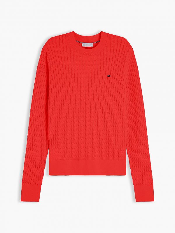 Maglia manica lunga Tommy Hilfiger - rosso