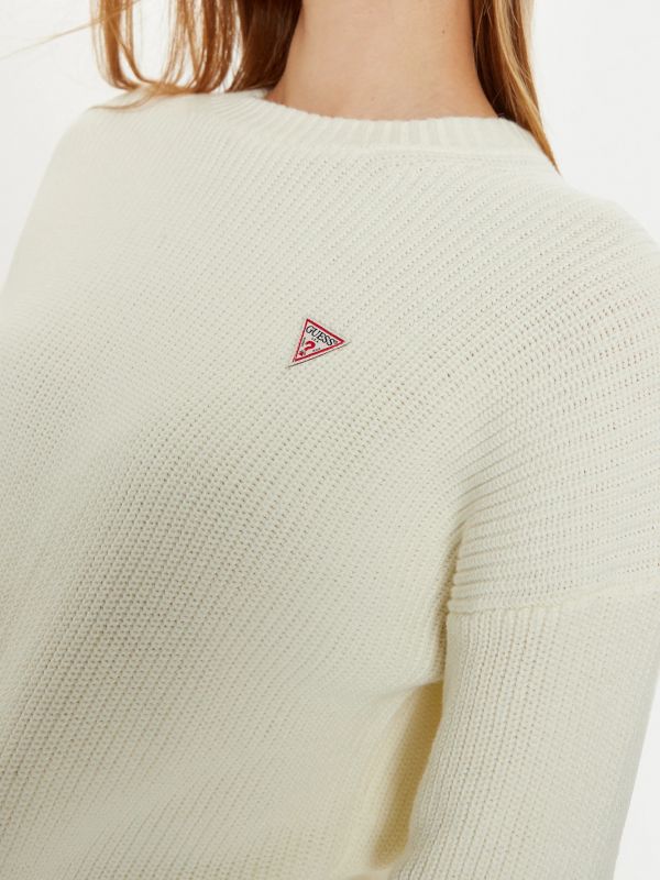 Maglia manica lunga Guess Jeans - bianco