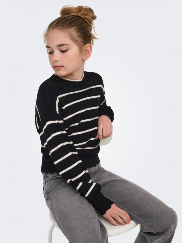 Pullover manica lunga Only - black