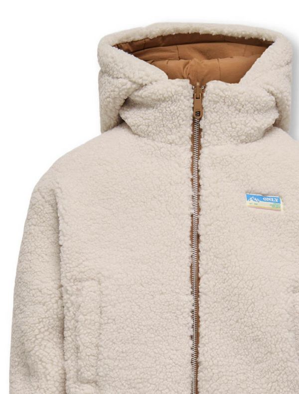 Giaccone imbottito Only - toasted coconud