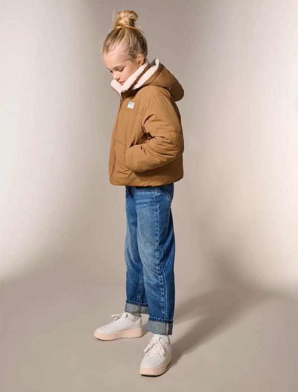 Giaccone imbottito Only - toasted coconud