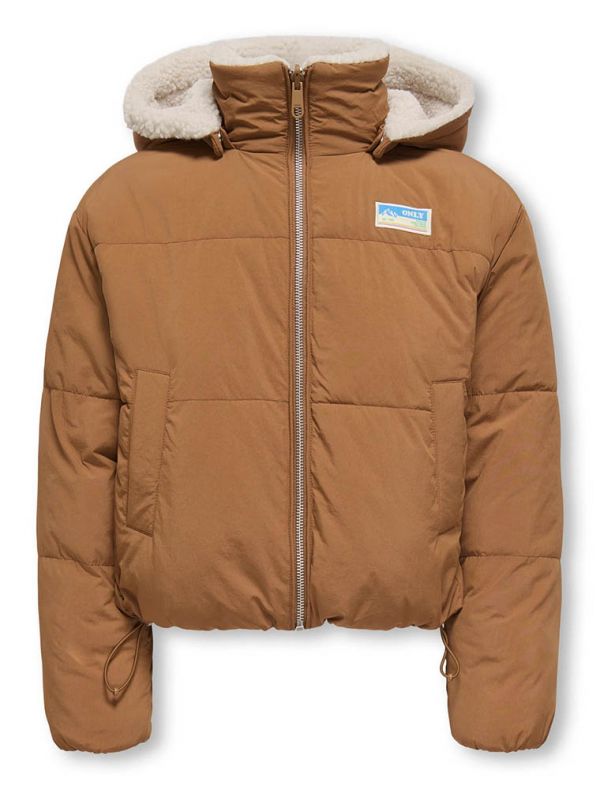 Giaccone imbottito Only - toasted coconud