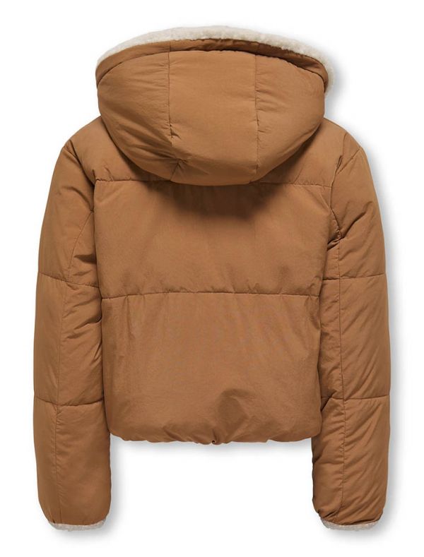 Giaccone imbottito Only - toasted coconud