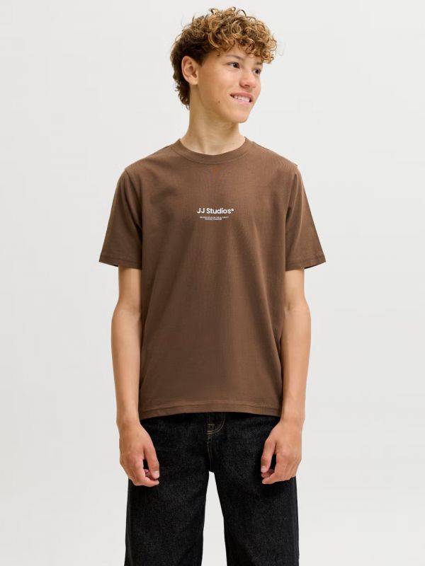 T-shirt manica corta Jack & Jones - marrone