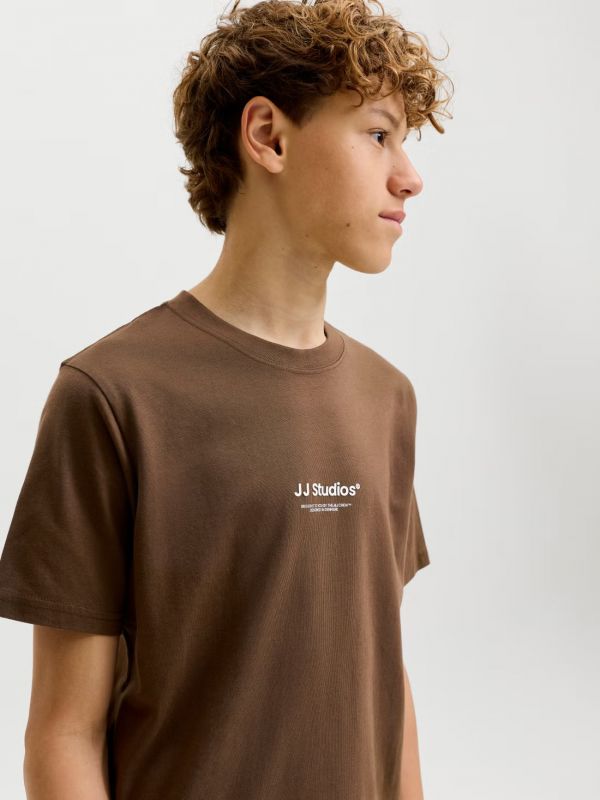 T-shirt manica corta Jack & Jones - marrone