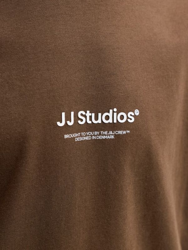 T-shirt manica corta Jack & Jones - marrone