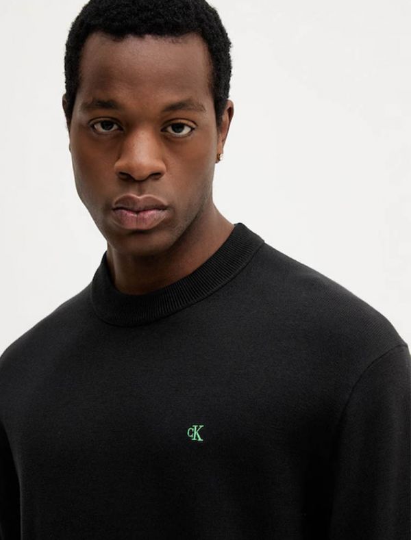 Maglia manica lunga Calvin Klein - black