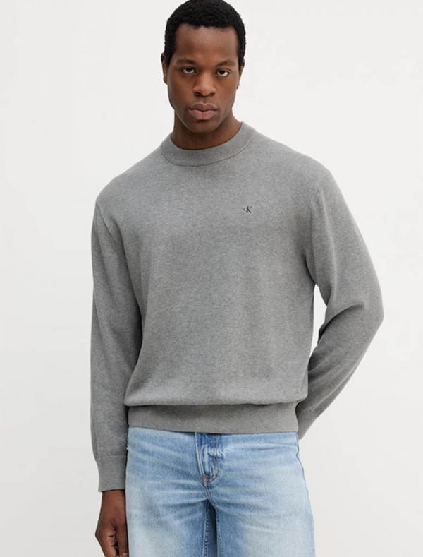Maglia manica lunga Calvin Klein - medium grey melange