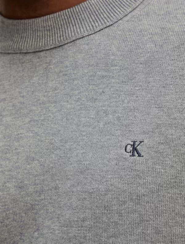Maglia manica lunga Calvin Klein - medium grey melange