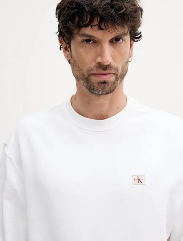 Maglia in felpa Calvin Klein - bright white