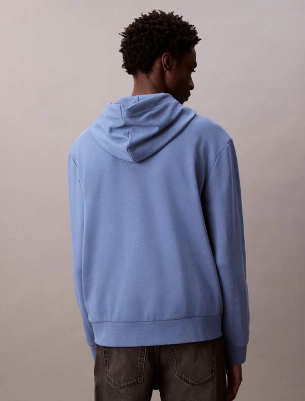 Maglia in felpa cappuccio Calvin Klein - blue