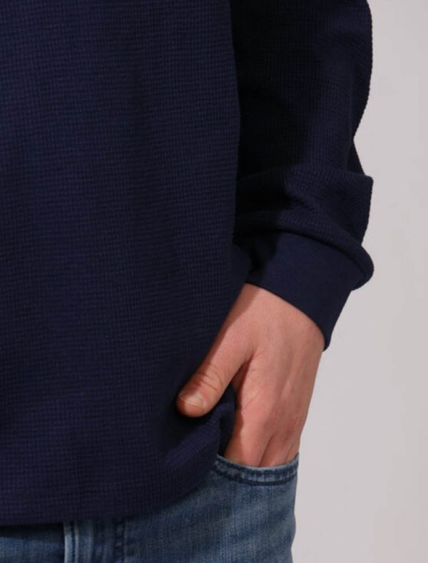 T-shirt manica lunga Calvin Klein - blu navy