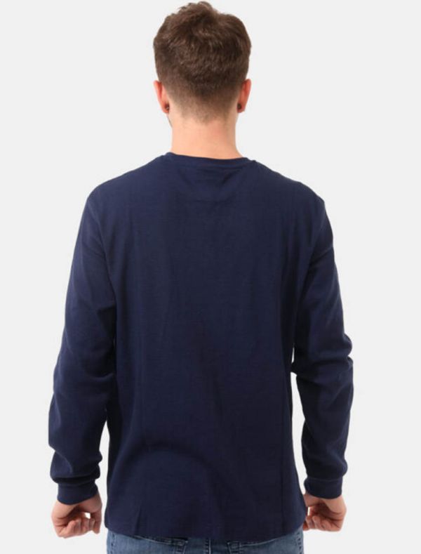 T-shirt manica lunga Calvin Klein - blu navy