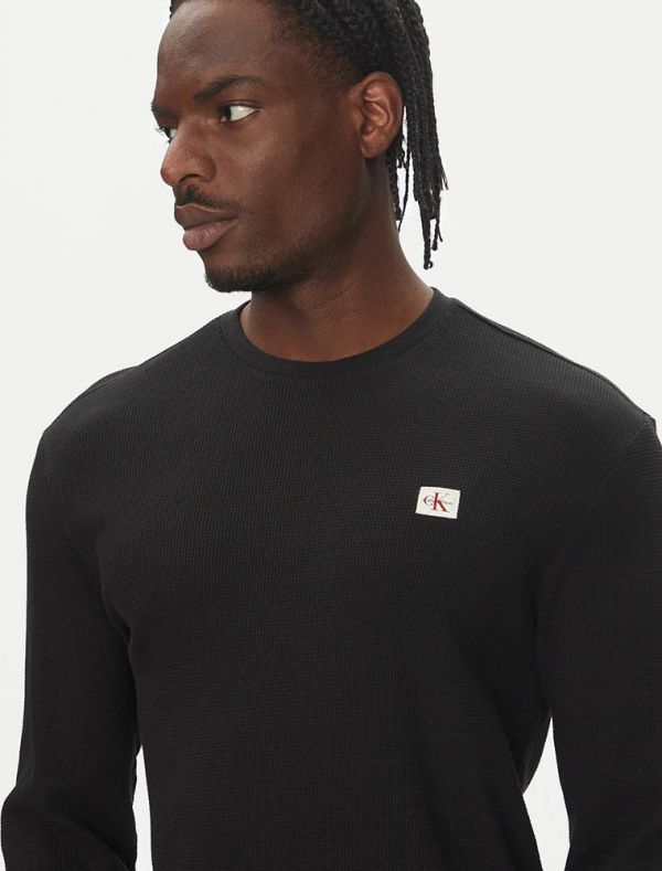 T-shirt manica lunga Calvin Klein - black