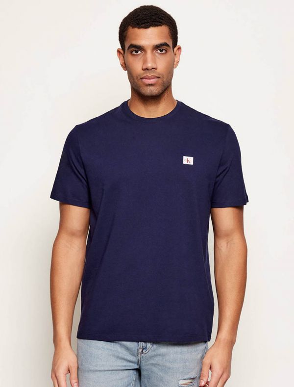 T-shirt manica corta Calvin Klein - blu navy