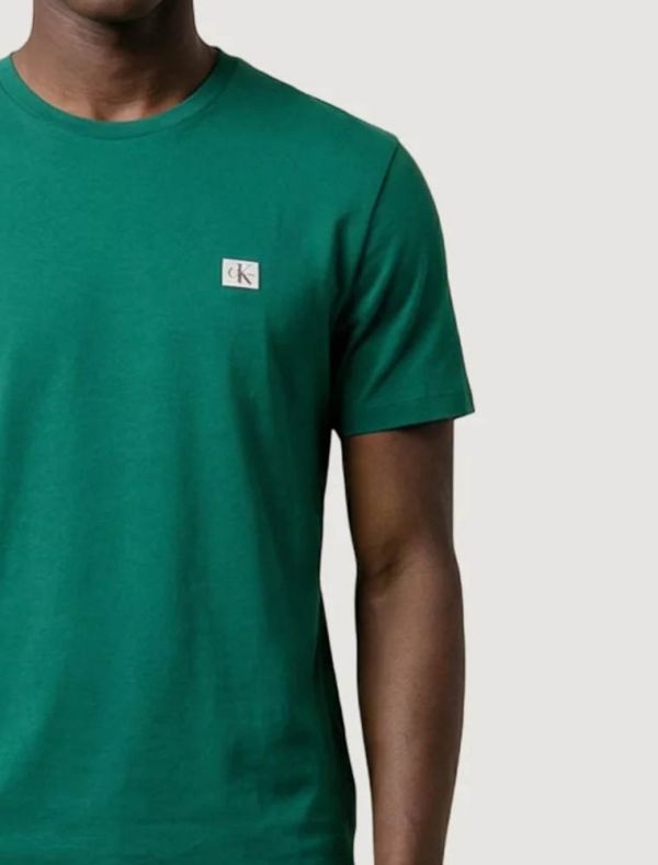 T-shirt manica corta Calvin Klein - foresta