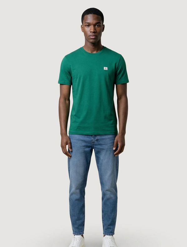 T-shirt manica corta Calvin Klein - foresta
