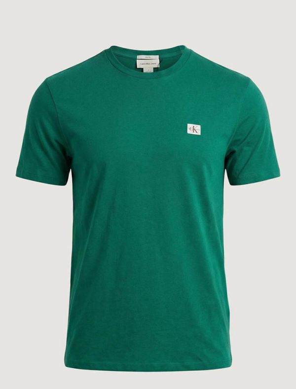 T-shirt manica corta Calvin Klein - foresta