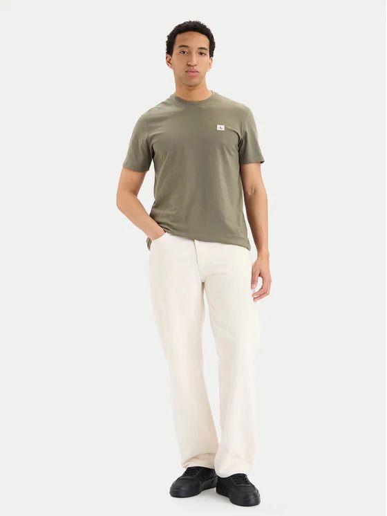 T-shirt manica corta Calvin Klein - dusty olive