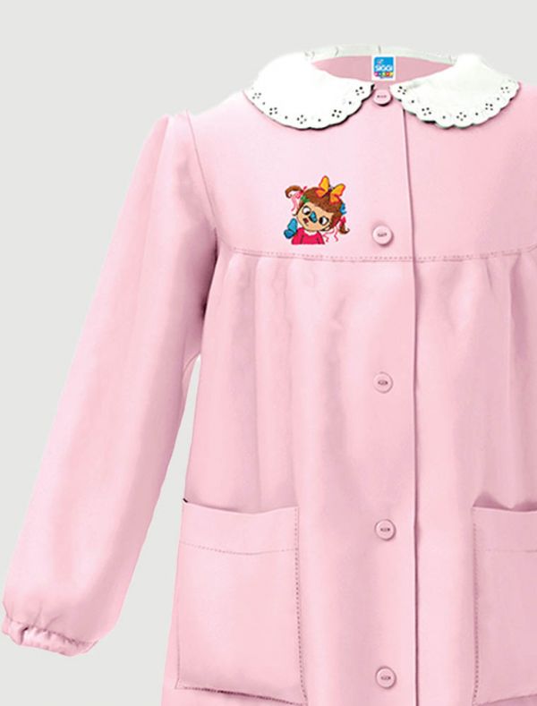 Grembiule asilo Siggi - rosa