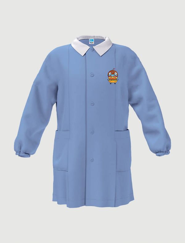 Grembiule asilo Siggi - azzurro