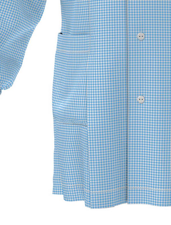 Grembiule asilo Siggi - bianco azzurro